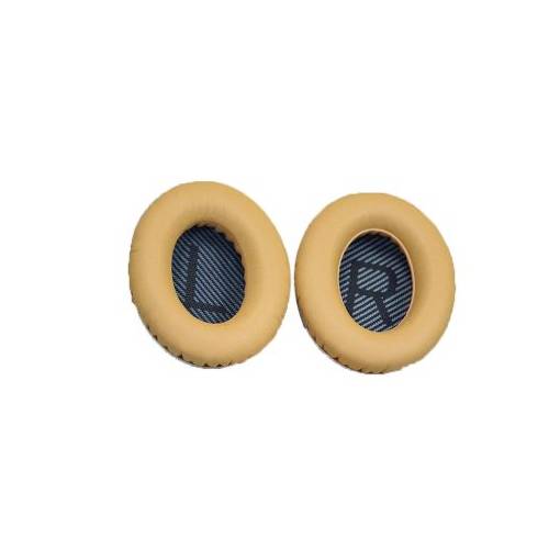 Foto - Náhradní kožené náušníky pro sluchátka Bose QuietComfort 2, 15, 25 a 35 - Khaki s černým vnitřkem