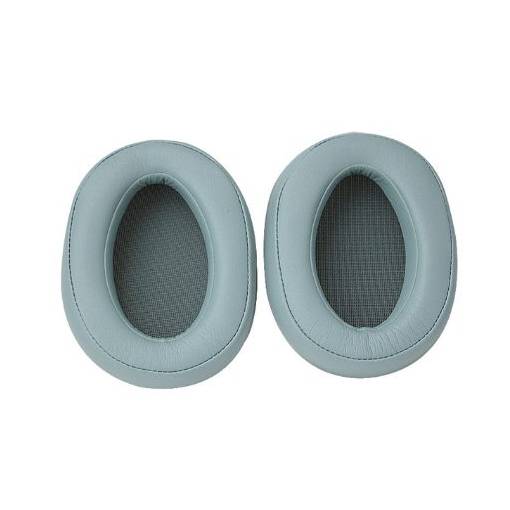 Foto - Náhradní náušníky pro sluchátka Sony MDR-100ABN, WH-H900N - Mátově zelené, kožené