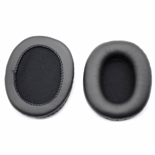 Foto - Náhradní náušníky pro sluchátka Sony WH-CH710N - Černé, kožené bez švů