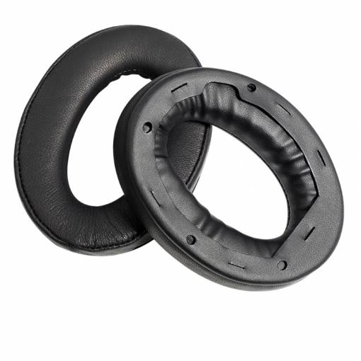 Foto - Náhradní náušníky pro sluchátka Sony WH-1000XM4 - Černé, kožené