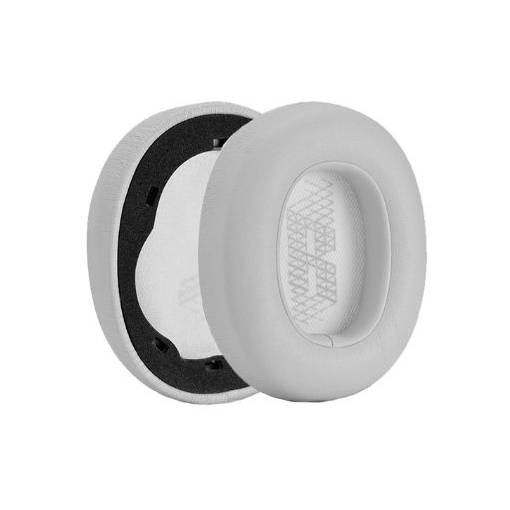 Foto - Náhradní náušníky pro sluchátka JBL E65BTNC, Duet NC, Live 650BTNC, Live 660NC - Šede, kožené