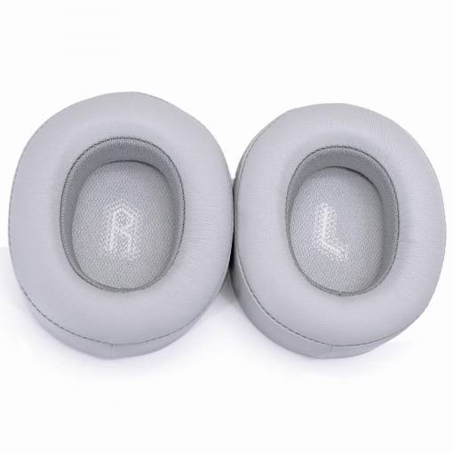 Foto - Náhradní náušníky pro sluchátka JBL E55BT - Šedé, kožené