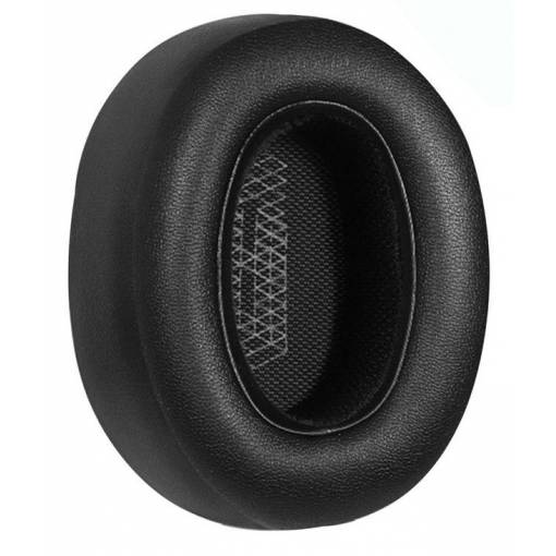 Foto - Náhradní náušníky pro sluchátka JBL Live 650BTNC, 660BTNC, E65BTNC, Duet NC - Černé, kožené