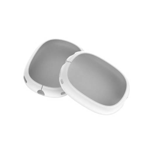 Foto - Kryty na sluchátka Apple AirPods Max - Bílé, silikonové