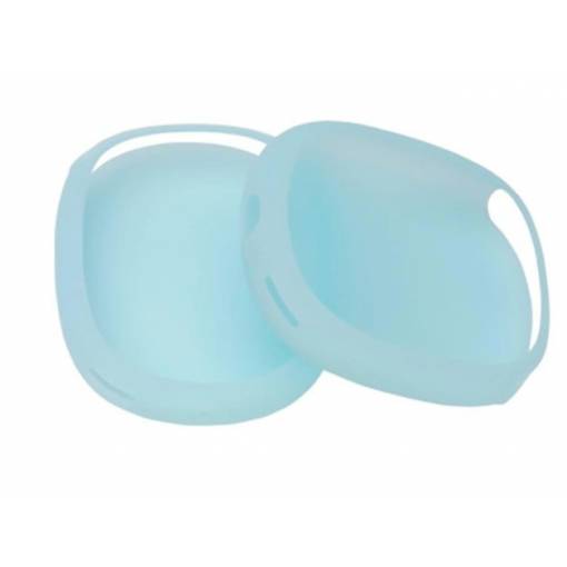 Foto - Kryty na sluchátka Apple AirPods Max - Svítivé modré, silikonové