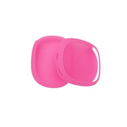 Foto - Kryty na sluchátka Apple AirPods Max - Svítivé růžové, silikonové