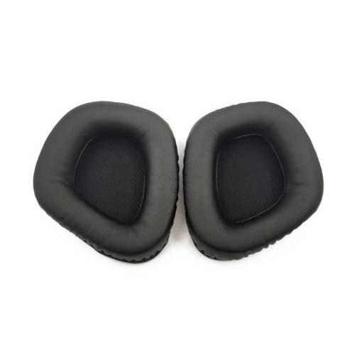 Foto - Náhradní náušníky pro sluchátka Corsair Void RGB Elite - Černé s černým vnitřkem, kožené