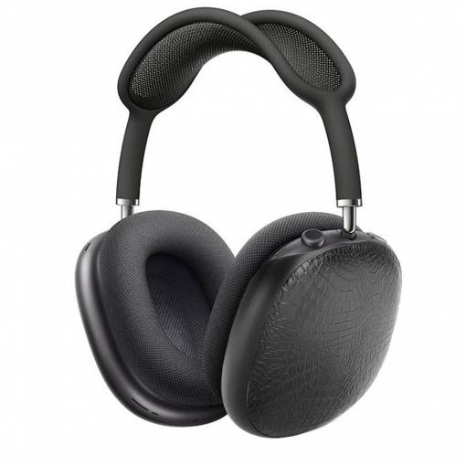 Foto - Kryty na sluchátka Apple AirPods Max - Černé, vzorované kožené