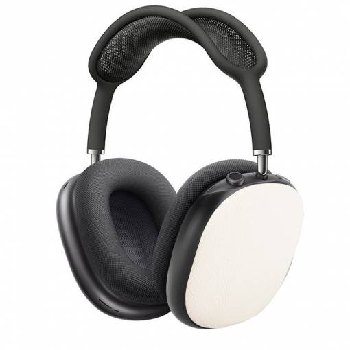 Foto - Kryty na sluchátka Apple AirPods Max - Bílé, vzorované kožené