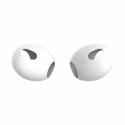 Foto - Náhradní silikonové ušní krytky pro sluchátka Apple AirPods 3 - Bílé