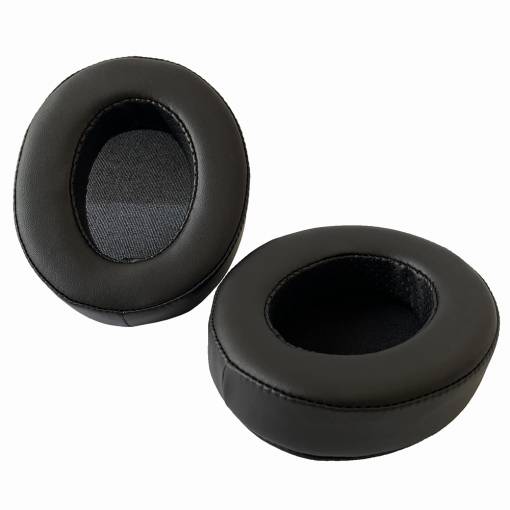 Foto - Náhradní náušníky pro sluchátka Shure SRH440, 940 - Černé, kožené