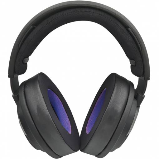 Foto - Náhradní náušníky pro sluchátka Philips - SHP9500, SHP9500S neoprenové a kožené, černé