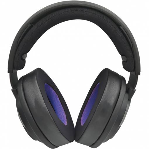 Foto - Náhradní náušníky pro sluchátka Philips - SHP9500, SHP9500S neoprenové a kožené, černé