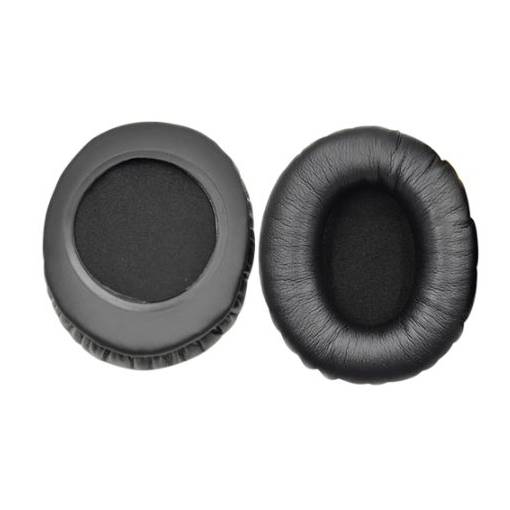 Foto - Náhradní náušníky pro sluchátka Philips Fidelio L1, L2, L2BO - Černé, kožené