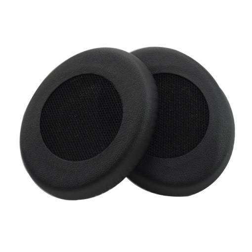 Foto - Náhradní náušníky pro sluchátka Sennheiser HD2.30, HD2.30G, HD2.30i, HD2.10, HD2.20S, HD 100 - Černé, kožené