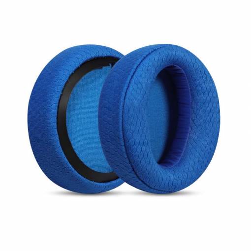 Foto - Náhradní náušníky pro sluchátka Sony MDR-XB950BT, XB950N1, XB950B1, XB950AP - Modré, textilní