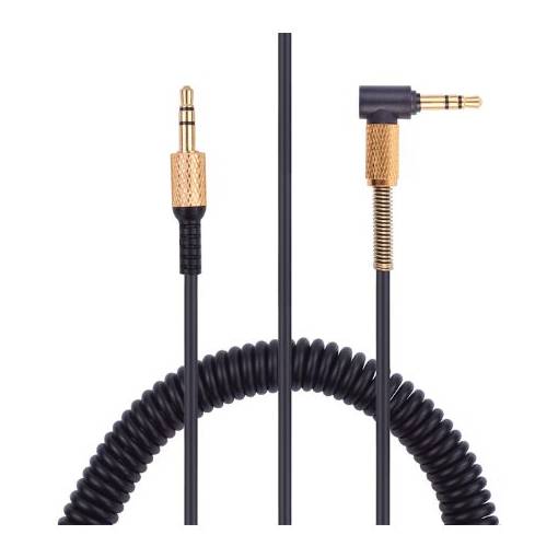 Foto - Audio kabel Aux 3,5 mm pro sluchátka Marshall Major - Černý, kroucený