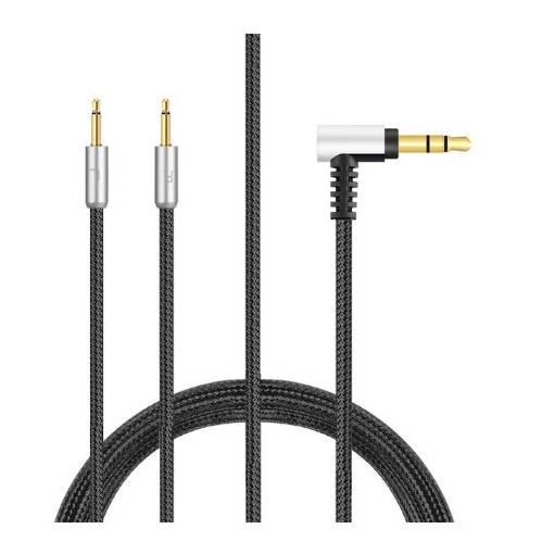 Foto - Audio kabel pro sluchátka Sennheiser - Černo stříbrný