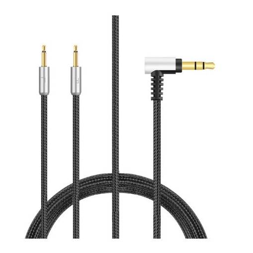 Foto - Audio kabel pro sluchátka Sennheiser - Černo stříbrný, 120 cm