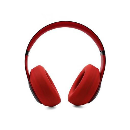 Foto - Náhradní kryty na náušníky pro sluchátka Beats Studio 2.0 s 3.0 - Červené, silikonové