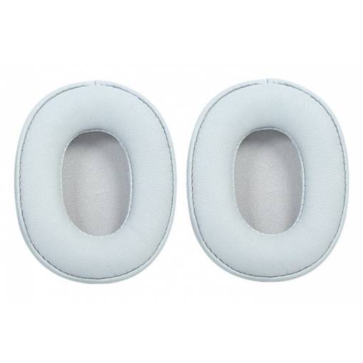Foto - Náhradní náušníky pro sluchátka Audio Technica ATH-SR5, SR5BT, MSR5 - Šedé, kožené