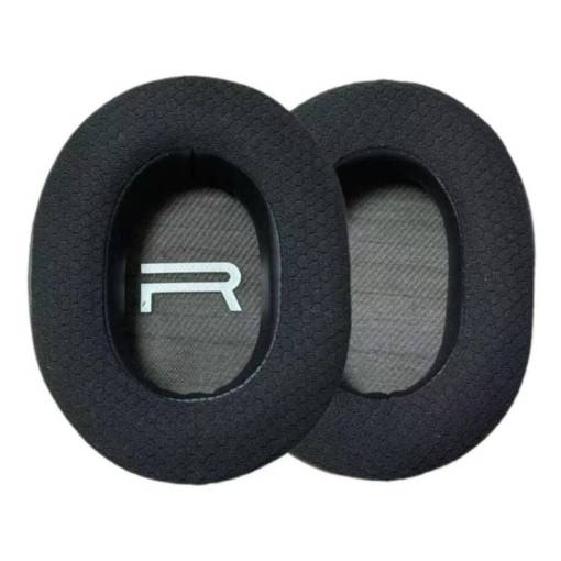 Foto - Náhradní náušníky pro sluchátka Plantronics Rig 800HS - Černé, neoprenové a kožené