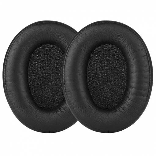 Foto - Náhradní náušníky pro sluchátka Havit H2002D - Černé, kožené