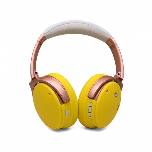 Foto - Silikonové kryty na náušníky pro sluchátka Bose QuietComfort 35 a 35 II - Žluté