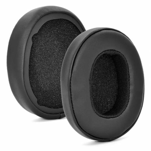 Foto - Náhradní náušníky pro sluchátka SkullCandy Hesh 3.0 a Crusher - Černé, kožené