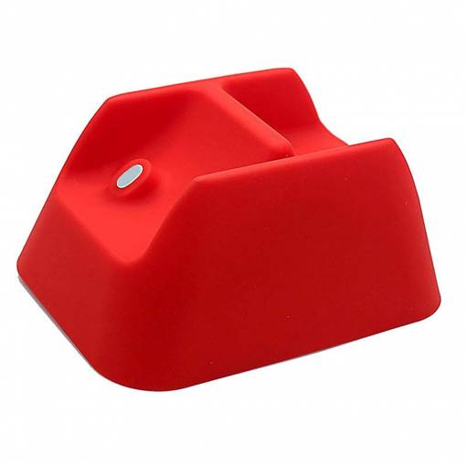 Foto - Silikonový stolní nabíjecí držák pro sluchátka Apple AirPods Max - Červená