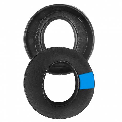 Foto - Náhradní náušníky pro sluchátka Sony Playstation 5 Pulse 3D PS5 - Černé, kožené