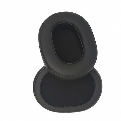 Foto - Náhradní náušníky pro sluchátka Sony WH-L600 - Černé, kožené
