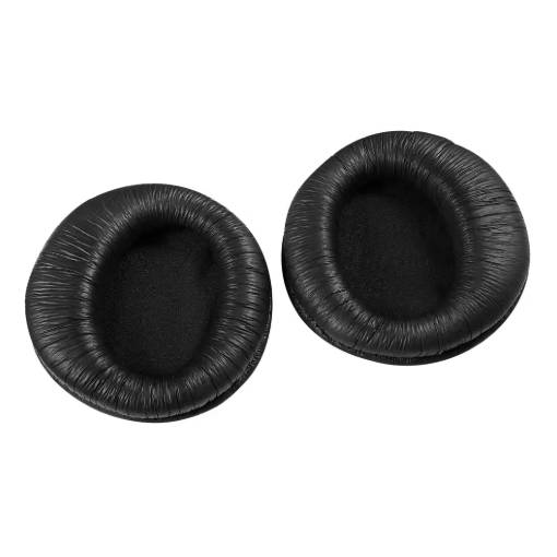 Foto - Náhradní náušníky pro sluchátka Sony MDR-RF985RK, RF970RK, RF960R, RF925RK, RF860RK, RF6500 a DS6500 - Lesklé černé, kožené