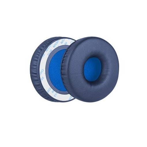 Foto - Náhradní náušníky pro sluchátka Sony WH-XB700 - Modré, kožené