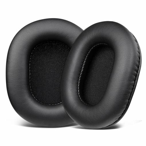 Foto - Náhradní náušníky pro sluchátka Sony MDR-7506, V6, V7, CD900ST - Černé, kožené
