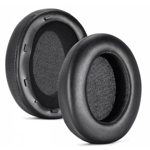 Foto - Náhradní náušníky pro sluchátka Sony WH-XB910N - Černé, kožené