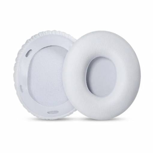 Foto - Náhradní náušníky pro sluchátka Sony MDR-10RC - Bílé, kožené