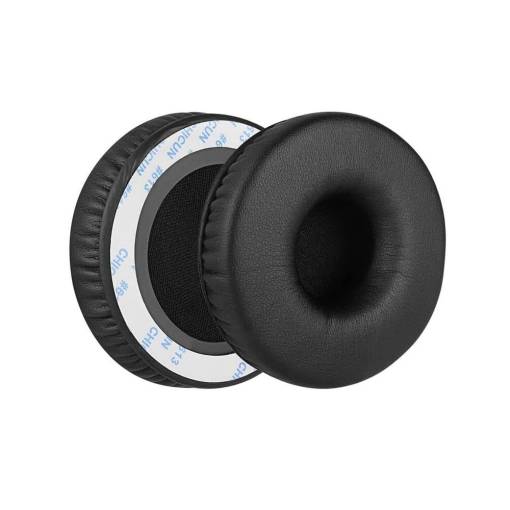 Foto - Náhradní náušníky pro sluchátka Sony MDR-XB650BT, XB550AP a XB450 - Černé, kožené
