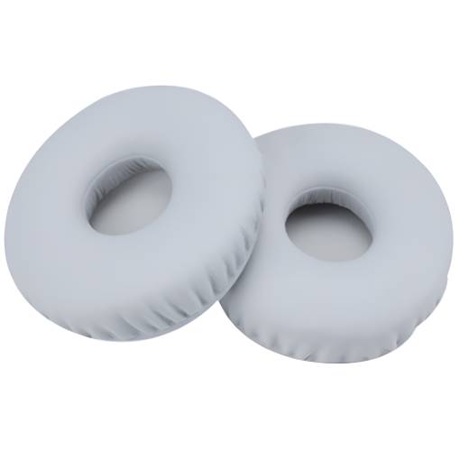 Foto - Náhradní náušníky pro sluchátka Sony MDR-XB650BT, XB550AP a XB450 - Šedé, kožené