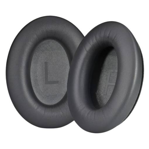 Foto - Náhradní náušníky pro sluchátka Bose QuietComfort 45 - Tmavě šedé, kožené
