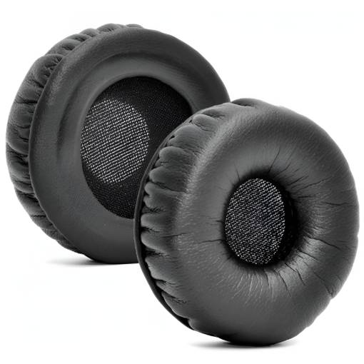 Foto - Náhradní náušníky pro sluchátka Sony MDR-IF140 - Černé, kožené