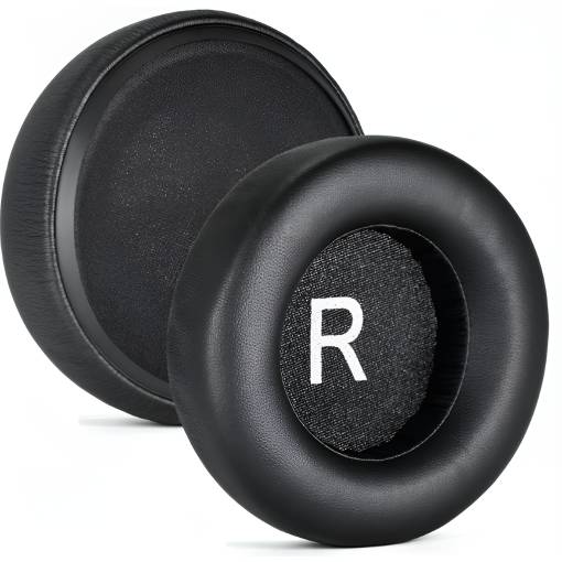 Foto - Náhradní náušníky pro sluchátka Beyerdynamic MMX100 a MMX150 - Černé, kožené