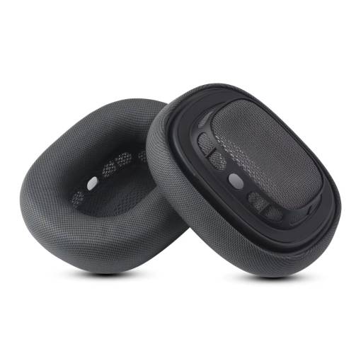 Foto - Náhradní náušníky pro sluchátka Apple AirPods Max - Černé, kožené