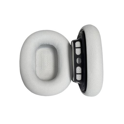 Foto - Náhradní náušníky pro sluchátka Apple AirPods Max - Bílé, kožené