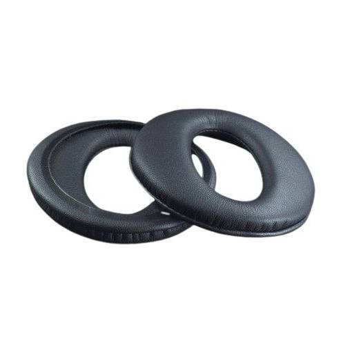 Foto - Náhradní náušníky pro sluchátka Sony MDR-XD150 - Černé, kožené