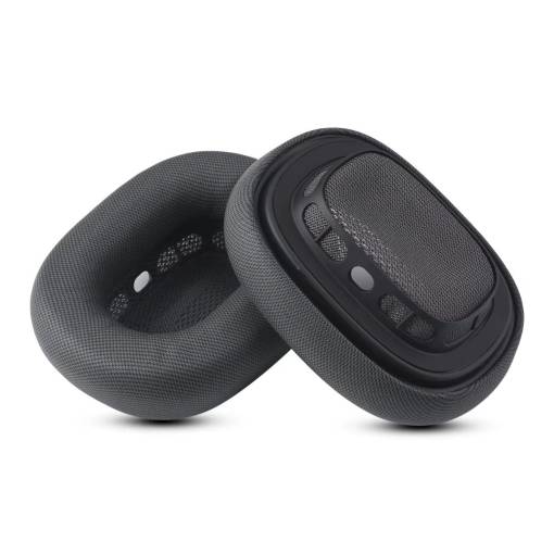 Foto - Náhradní náušníky pro sluchátka Apple AirPods Max - Černé, kožené