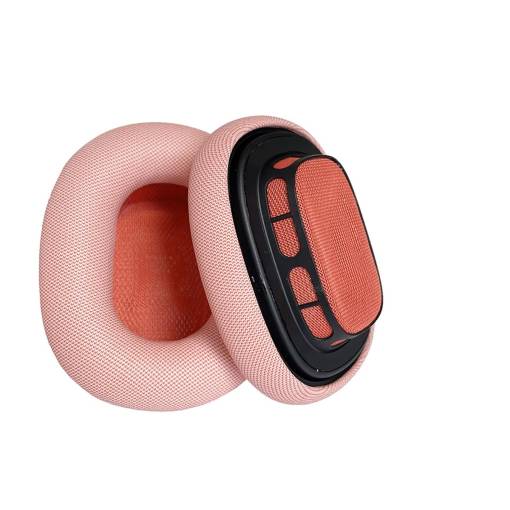 Foto - Náhradní náušníky pro sluchátka Apple AirPods Max - Růžové, kožené