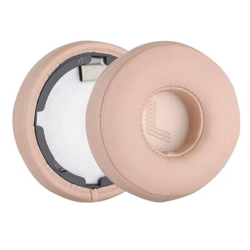 Foto - Náhradní náušníky pro sluchátka JBL Live 670NC - Růžové, kožené