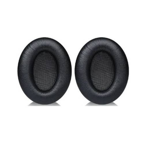 Foto - Náhradní náušníky pro sluchátka Sennheiser HD200 Pro - Černé, kožené
