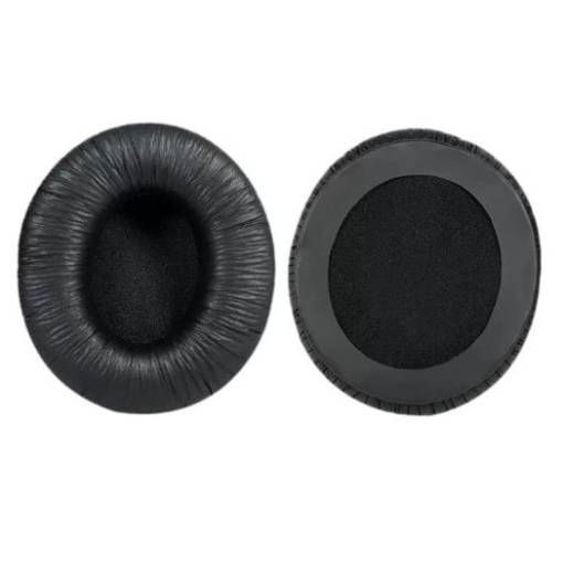 Foto - Náhradní náušníky pro sluchátka Sennheiser HD205 - Černé, kožené